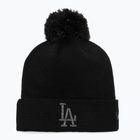 Berretto invernale New Era Metallic Bobble Los Angeles Dodger nero da donna