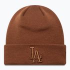 Berretto New Era Essential Los Angeles Dodgers autunno inverno scuro/arancio scuro