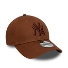 Berretto invernale New Era League Essential 9Forty New York Yankees dark auburn