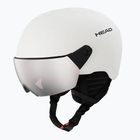 Casco da sci per bambini HEAD Yuki Visor Jr marshmallow/silver/red