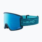 Maschera da sci HEAD Contex Pro 5k Race blue/petrol/blue/chrome/orange