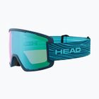 Maschera da sci HEAD Contex green/petrol