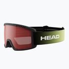 Maschera da sci per bambini HEAD Contex Yuki Jr red/lime