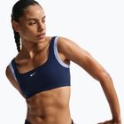 Reggiseno sportivo Nike One Light Support midnight navy/aluminium/white
