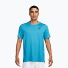 T-shirt da uomo Nike Court Dri-Fit Advantage baltic blue/black