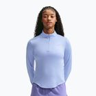Felpa da corsa donna Nike Swift Dri-FIT UV 1/4-Zip aluminum