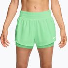Pantaloncini da allenamento da donna Nike One cucumber calm/white