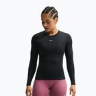 Longsleeve da allenamento da donna Nike One Fitted black/white