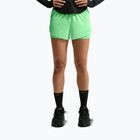 Pantaloncini da corsa da donna Nike Swift Mid-Rise 2in1 illusion green
