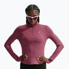 Felpa da corsa donna Nike Swift Dri-FIT UV 1/4-Zip pink smoke