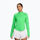 Longsleeve da running donna Nike Tempo Swoosh Run Dri-Fit 1/4-Zip illusion green/white