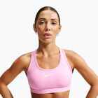Reggiseno sportivo Nike Swoosh pink rise/white