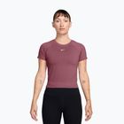 Maglia da allenamento donna Nike Pro Seamless pink smoke/white