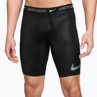 Pantaloncini da corsa da uomo Nike Stride black/illusion green