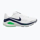 Scarpe da corsa uomo Nike Structure 26 white/green spark/midnight navy