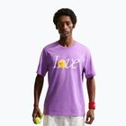 Maglietta da tennis da uomo Nike Court Love bright violet