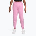 Pantaloni per bambini Nike Sportswear Studio pink rise/white