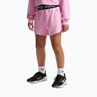 Pantaloncini bambini Nike Pro Fleece pink rise/pink rise/black/white