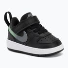 Scarpe per bambini Nike Court Borough Low black/smoke grey/white/illusion green