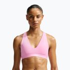 Reggiseno sportivo Nike Indy Strappy pink rise/black