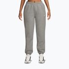 Pantaloni da donna Nike Studio Fleece dark grey heather/sail