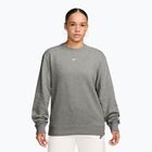 Felpa donna Nike Studio Fleece Lightweight dark grey heather/sail