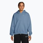 Felpa donna Nike Studio Fleece Medium Weight Oversized Full Zip work blue/sail
