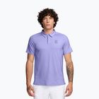 Maglietta da tennis da uomo Nike Court Advantage purple pulse/gridiron