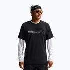 Maglia da corsa da uomo Nike Dri-Fit Graphic black/white