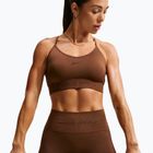 Reggiseno sportivo da donna Nike Pro Seamless Light Support Sports Bra cacao wow