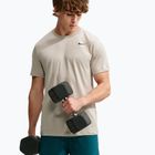 T-shirt da uomo Nike Dri-FIT cream li/black