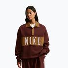 Felpa donna Nike Studio Fleece Medium Weight mystic dates/light british tan/sail
