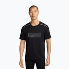Maglia da corsa da uomo Nike Miler black