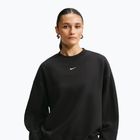 Felpa donna Nike Studio Fleece Medium Weight total black/sail