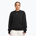 Felpa donna Nike Studio Fleece Lightweight total black/sail