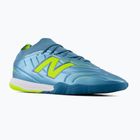 Scarpe da calcio New Balance Tekela Team Low V5 IN metallic blue/alkaline green/team navy