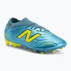 Scarpe da calcio bambino New Balance Tekela Team V5 FG metallic blue/alkaline green