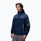 Giacca softshell da uomo Columbia Challenger II Windbreaker collegiate navy/dark mountain