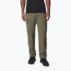 Pantaloni da trekking da uomo Columbia Silver Ridge Elite Convertible stone green