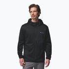 Felpa da trekking da uomo Columbia Tall Heights Hdd Grid Fleece Full Zip black