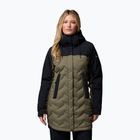 Piumino da donna Columbia Mountain Croo III Mid Down stone green/black