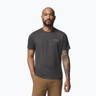 T-shirt da uomo Columbia Parsons Point SS Back Graphic Tee black heather blocky banner button