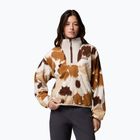 Pile donna Columbia Sequoia Grove II Printed Half Zip camel brown ikatbloom