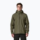 Giacca impermeabile da uomo Patagonia Insulated Boulder Fork Rain basin green