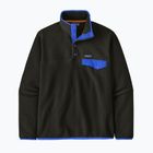 Pile uomo Patagonia Lightweight Synchilla Snap-T Pullover black w/p6 blue