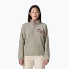 Pile donna Patagonia Lightweight Synchilla Snap-T Pullover oatmeal heather w/moonrise taupe
