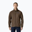 Felpa da trekking uomo Patagonia Better Sweater Fleece marlow brown rib knit