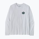 Longsleeve da uomo Patagonia Great Waves Responsibili-Tee LS fiber white