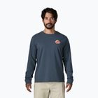 Longsleeve da uomo Patagonia Great Waves Responsibili-Tee LS summit blue