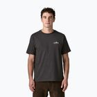T-shirt da uomo Patagonia Fitz Roy Foothills ink black